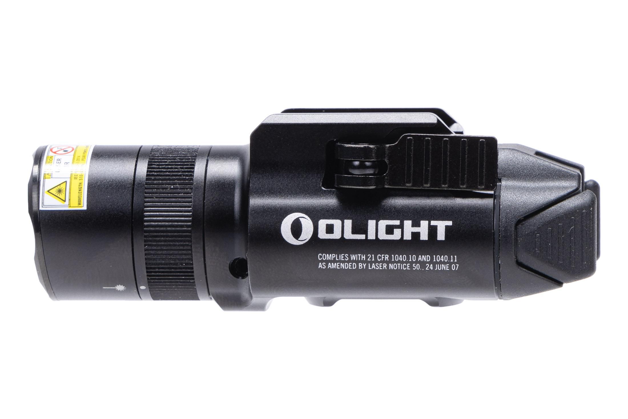 Olight Baldr Pro R 1350 Lumen Rechargeable Weapon Light and Green Laser  Sight - Black